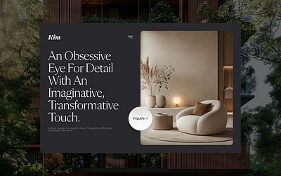 Interior Designer - Website Design app design app icon app store branding ui web design