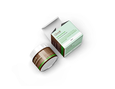 Glow'e Skincare Brand branding graphic design logo