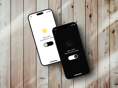 Daily UI dark light mode
