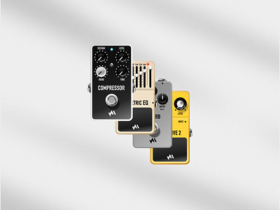 Graphic Design for Creative Mobile App | Masterly app design control interface creative tool design graphic design guitar compressor illustration illustration design interactive design mobile app mobile design mobile interface music app music creation pedals design responsive design ui uiux uiux design ux