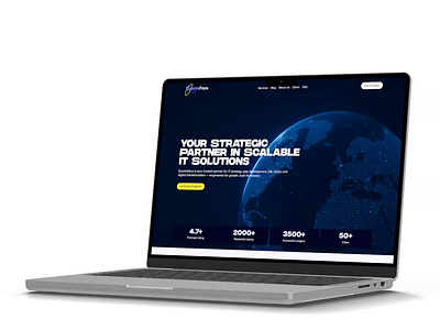 Quanta Landing page UI ui