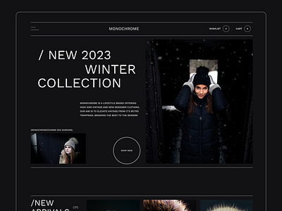 Ecommerce - Hero UI clean clothing creative devdock ecommerce fashion hero ui landing page minimal model modern products ui uiux webdesign website website design wordpress