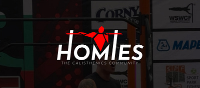 Homies branding calisthenics hom homies leontios logotype origami sakellis