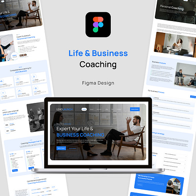 Life & Business Coaching business coaching site design figma life photoshop ui ux