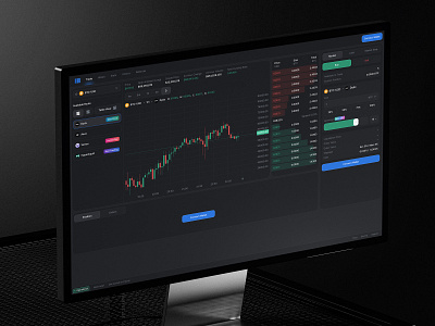 Trader never need to worry! ai blockchain dark mode dark theme manexus trading ui