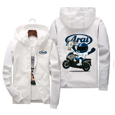 Printed jacket's with personalized logo branding graphic design printing