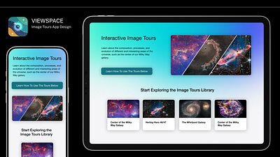 Image Tours App Design for Museum Audience on an iPad app graphic design ui ux