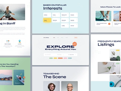 EleListings - Yellowbook/Directory Website Template agency website branding design directory directory website landing landingpage listing listing website product ui ux yellowbook yellowbook website