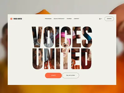 Voices United - Nonprofit Organization Website Design charity charity logo charity website donation dashboard fundraiser fundraising website government logo government website landing page modern landing page ngo logo ngo website nonprofit logo nonprofit website organization website volunteer volunteer logo web design inspiration