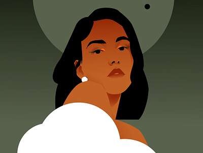 Glam Look abstract beauty composition design editorial editorial illustration girl glam glam make up illustration laconic lines make up minimal minimal illustration portrait portrait illustration poster woman woman illustration