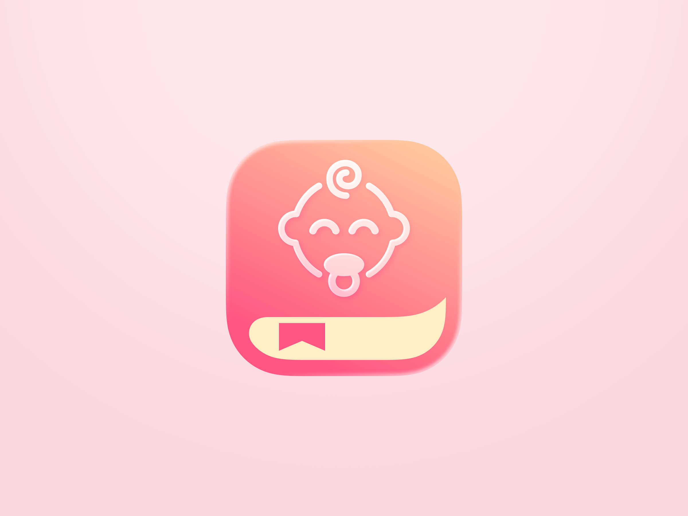 Pregnancy Diary Application Icon app icon application icon icon icon design ios ios icon macos macos icon pregnancy pregnancy diary