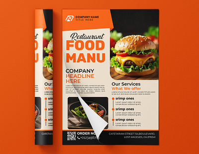 Food Flyer Design app branding design eid mubarok flyer food flyer graphic design illustration logo restaurant restaurant flyer ui ux vector