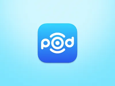 Podapp iOS Application Icon app icon application icon icon icon design ios ios icon macos macos icon pod podcast podcast app
