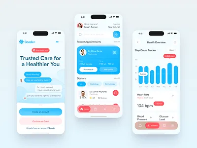 UI/UX, Mobile App for Healthcare app app design application application design design interface ios app ios app design mobile mobile app mobile app design product product design saas service startup ui uiux ux