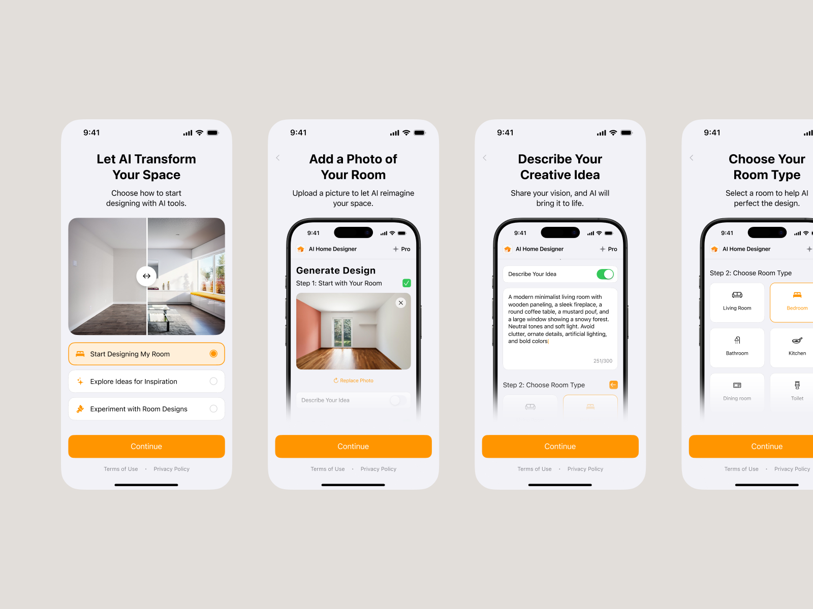 Example of Creator & Ai Generator Mobile App Design