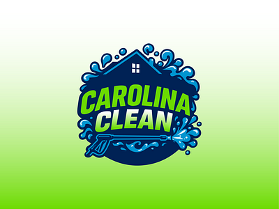 Carolina Clean brand identity branding carolina clean graphic design logo pressure wash
