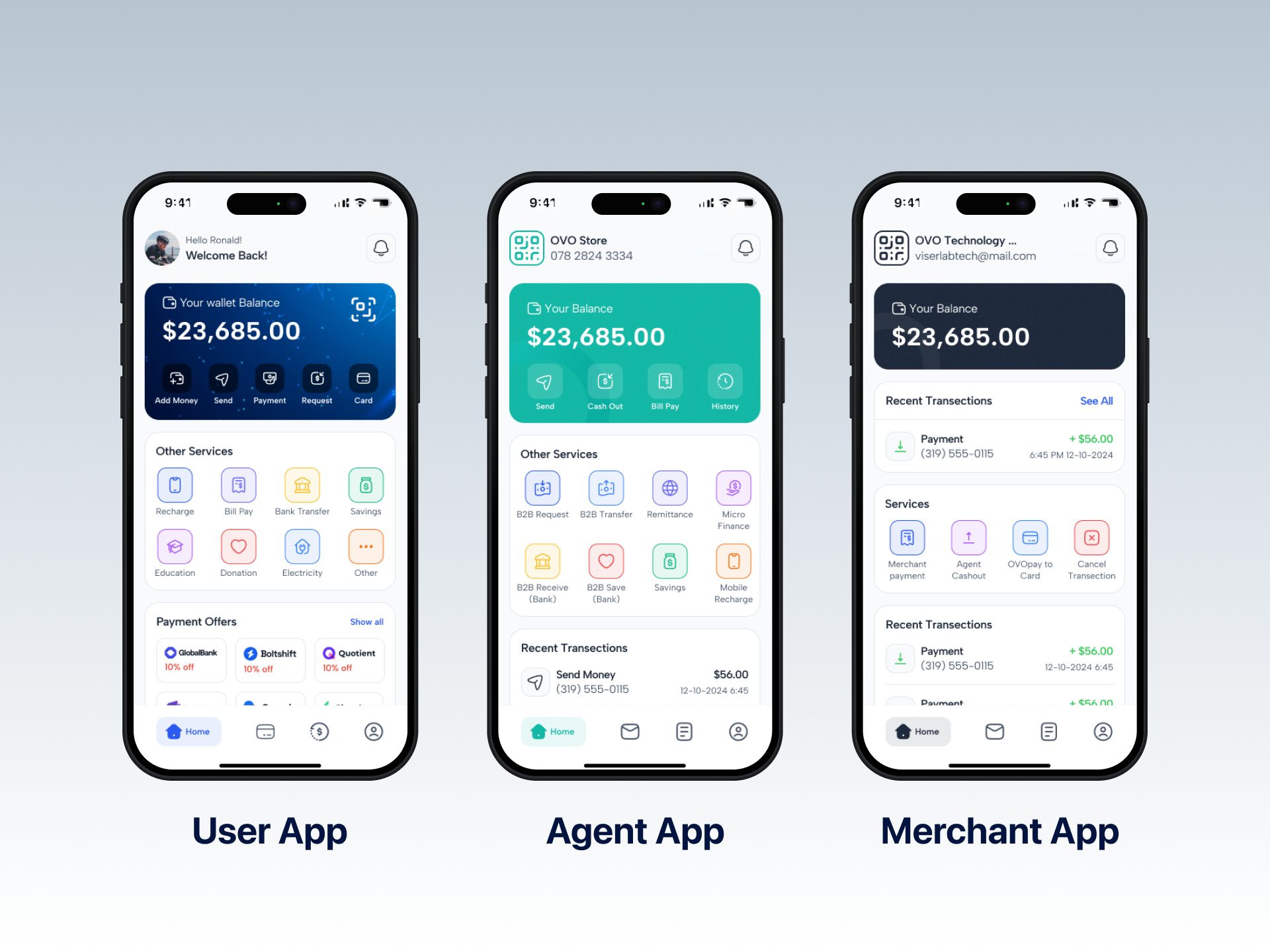Example of Fintech Mobile App Design
