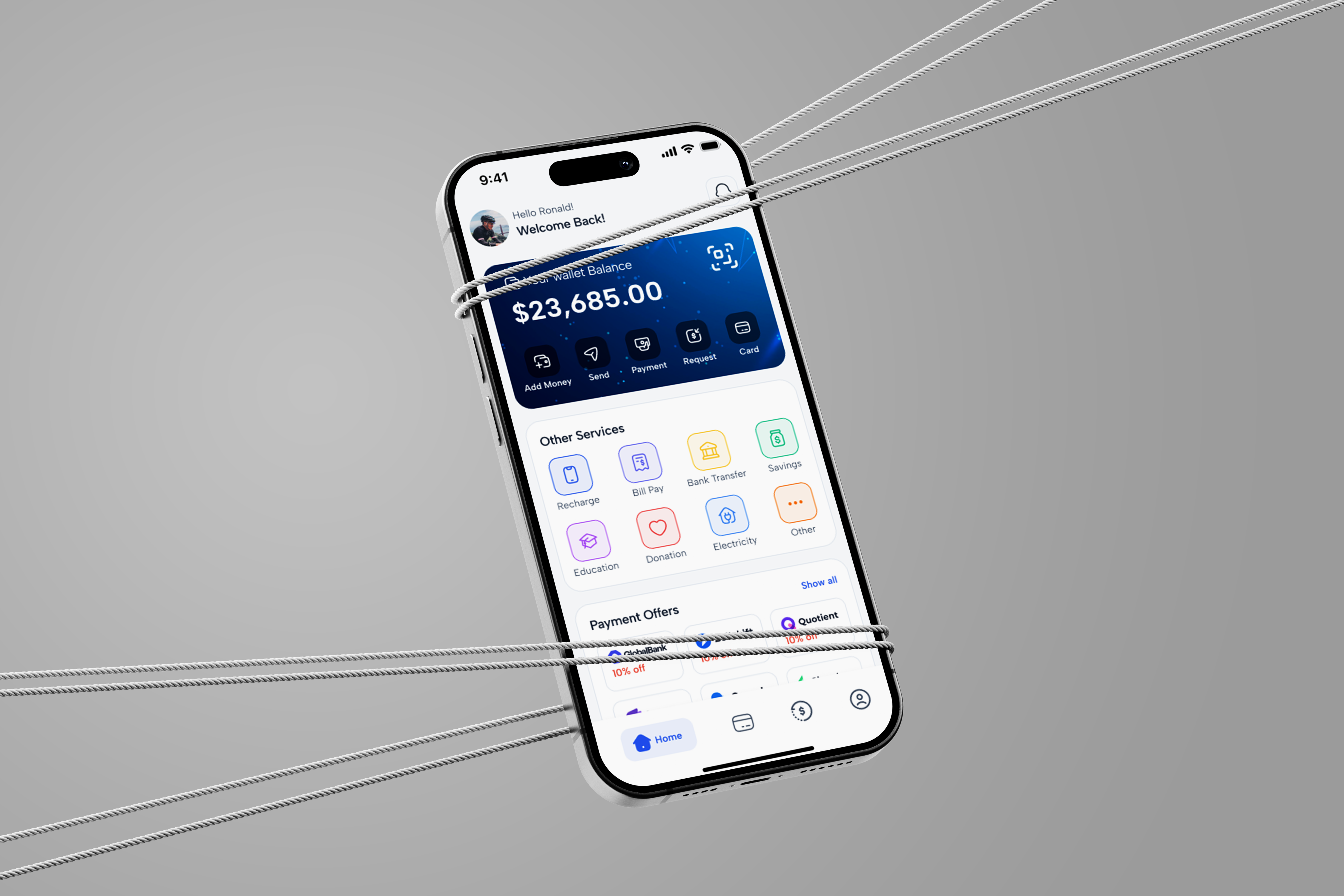 Example of Fintech Mobile App Design
