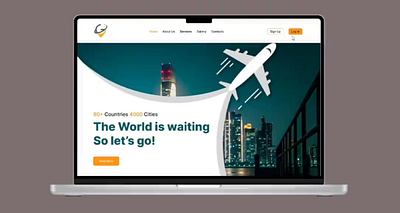 Traveling Website ui ux website