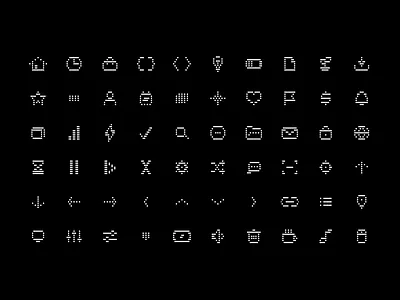UI Icon Set for Creative Digital Products agency animation blackandwhite branding customvisuals designsystem figmaset graphic design gridicons interfacedesign logo motion graphics product ui uxicons