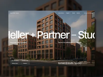 Studio Heller + Partner - Exploration of layout and typography. architect website architecture architecture landing architecture website design website grid hero section interior website studio website ui design ui studio webflow website layout