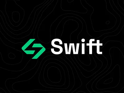 Swift app bolt brand fitness identity lightning logo swift