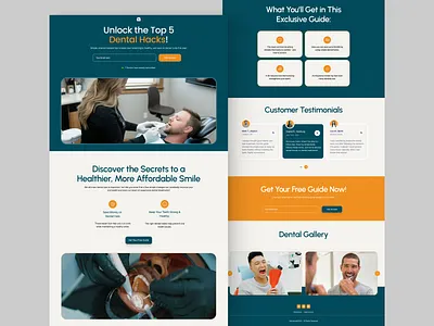 Dentist Landing Page clinic clinic website dental dental care landing page dental clinic dental clinic website dental website design dentist dentist landing page design landing page teeth tooth ui uiesign uiuxdesign ux webdesign