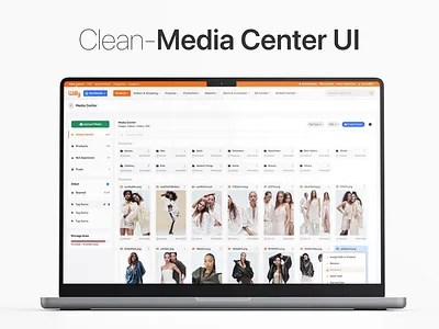 Media Center UI – File Management Dashboard dashboard dashboard ui folder ui image center image ui media center media center ui ui ui ux ux ux ui