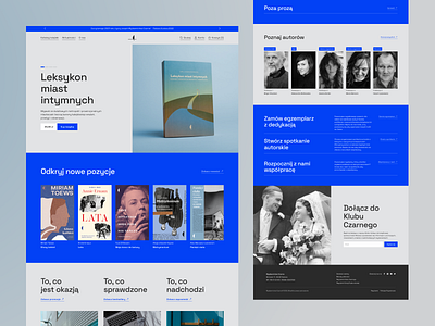 Wydawnictwo Czarne landing page - redesign concept books concept design design landingpage publishinghouse redesign ui uidesign uxui webdesign webpage website