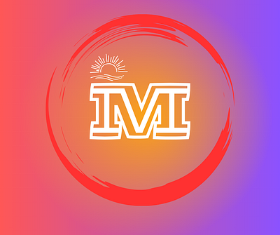 M SUN DESIGN LOGO branding graphic design logo