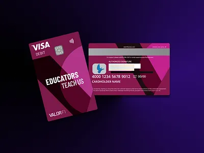 ValorFI Heroes Debit Card Designs: Celebrating Our Everyday Hero branding checking debit card design digital bank emv chip fintech graphic design plastic card visa card