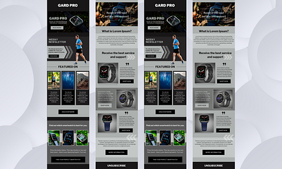 Email Templates for Gard Pro: Precision in Every Pixel branding branding design digital marketing email marketing email marketing template email newsletter design email template email template design emaildesign emailtemplate graphic design klaviyo email template landing page design mailchimp email design mailchimp email template newsletter design newsletter template popup form design signup form design template design