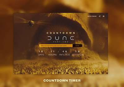 Countdown Timer - Daily UI #14 app design graphic design ui ux