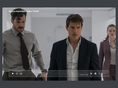 Video player #DailyUI 057 design ui ui design uiux uiux design user interface