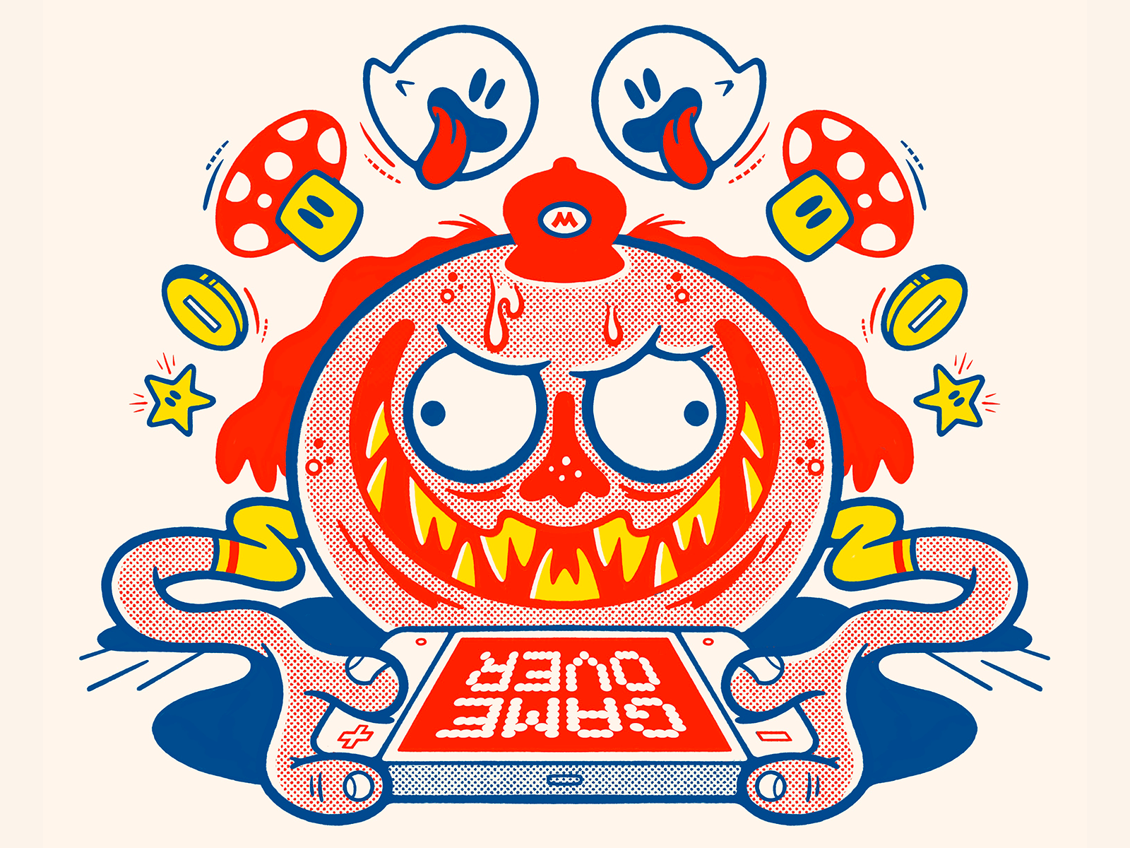 Nintendo Sicko branding design graphic design illustration logo