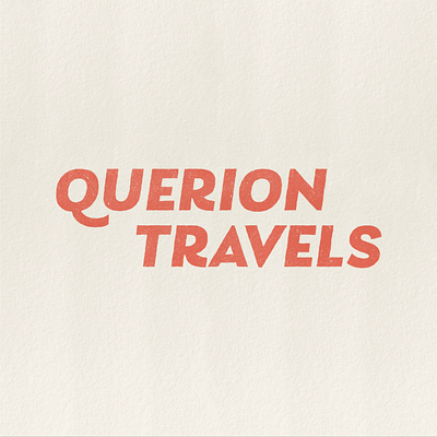 Querion Travels animation branding graphic design logo motion graphics ui