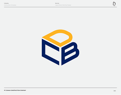 PT. Djawa Contractor Building brandidentity branding building construction contractor logo realestate