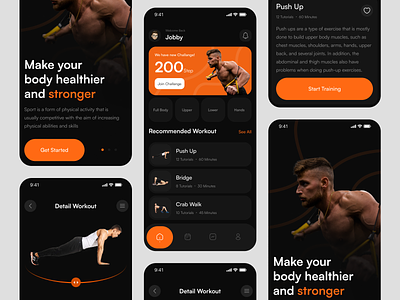 Viteness - Fitness Mobile App app app design fitness fitness app fitness mobile app mobile mobile app sports sports app tutorials video workout