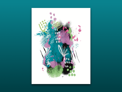 The Small Abstract Poster Series - #03 abstract abstract art abstract digital art art design digital art digital artist expressionism graphic design illustration poster poster design poster designer posters procreate