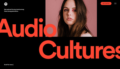Spotify Culture Next design digital graphic design