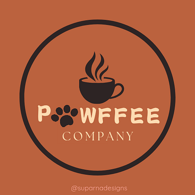 Logo design for pet-friendly coffee shop (weekly warm-up) animation branding graphic design logo motion graphics ui