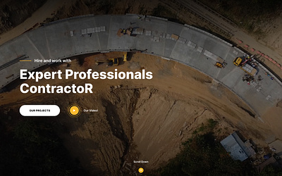 Website Template for Construction & Industrial Companies animation b2bwebdesign branding clientreadytemplate construction constructionbusinesswebsite corporate site home construction landing page nocodetools smallbusinesswebsite templateforsale webflow webflow template webflowcms