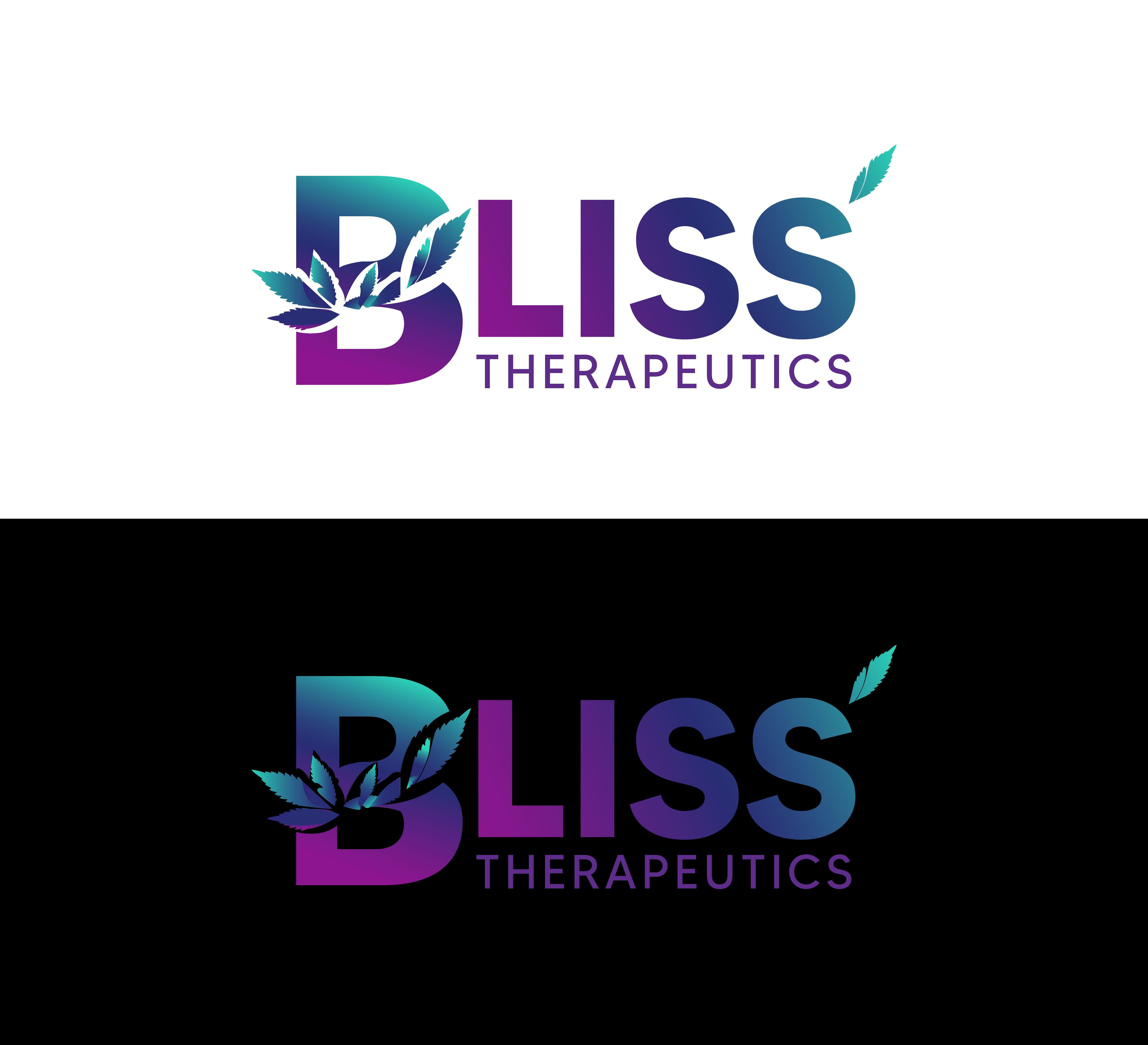 Custom Logo Design for Bliss Therapeutics design flat illustration illustrator logo logo creation logo design logos logotype ui