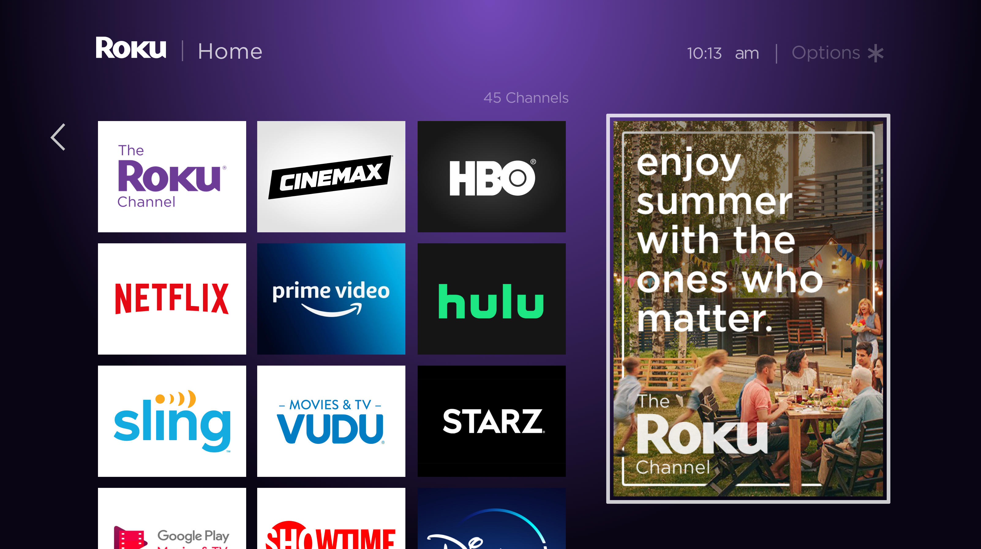 Quiet Summers, Loud Stories: A Campaign Concept for Roku graphic design