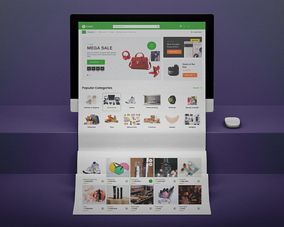 Ecommerce Website UI Design ecommerce landing page ui uiux design ux