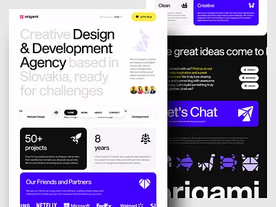 Origami Web Rebrand 💡 - Digital Agency agency web agency website branding creative digital agency digital agency site digital agency web digital agency website engaging entertaining figma fresh fun graphic design modern site ui ux web website
