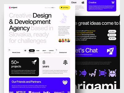 Origami Web Rebrand 💡 - Digital Agency agency web agency website branding creative digital agency digital agency site digital agency web digital agency website engaging entertaining figma fresh fun graphic design modern site ui ux web website