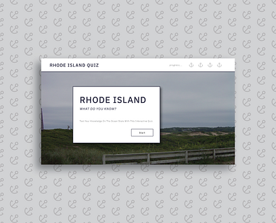 Rhode Island Quiz css design graphic design html javascript photography quiz ui ux