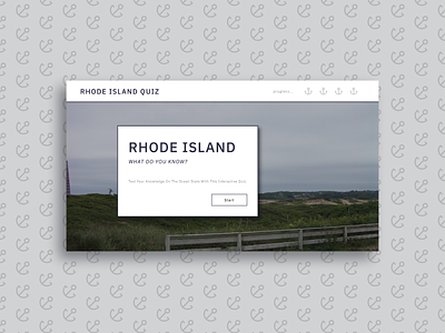 Rhode Island Quiz css design graphic design html javascript photography quiz ui ux
