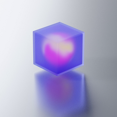 Glow 3d animation